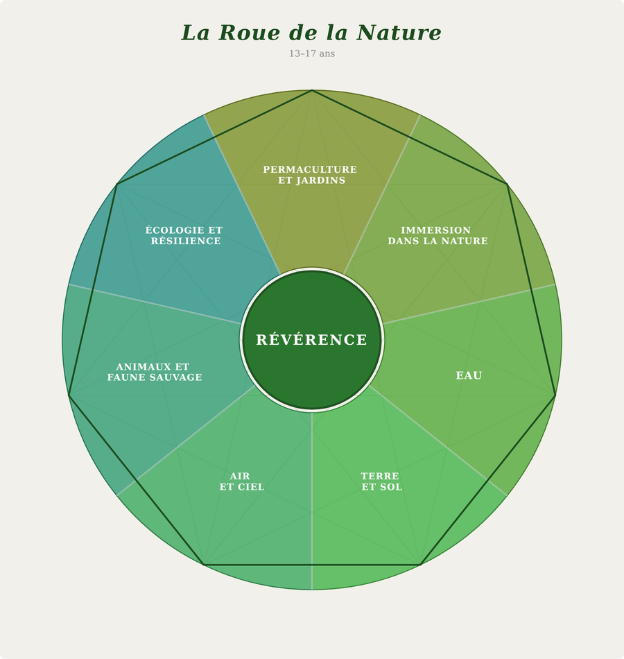 apprentices 13 to 17 nature wheel